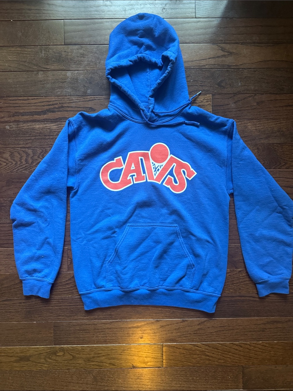 Cavs Blue Pullover Hoodie - Team Logo Sweatshirt
